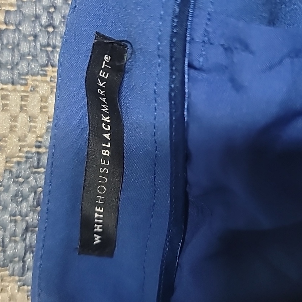White House Black Market Blue 5" Shorts - Size 14 - Picture 4 of 4